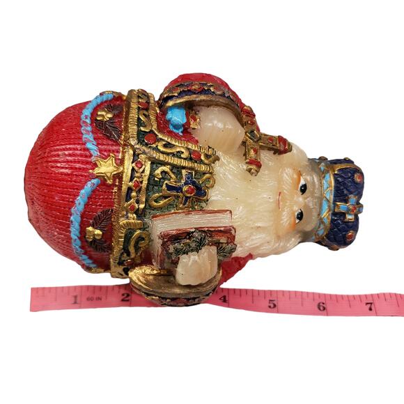 Vintage Santa Candle Christmas Twos Company Candle Russian Preist NEW - Picture 9 of 11